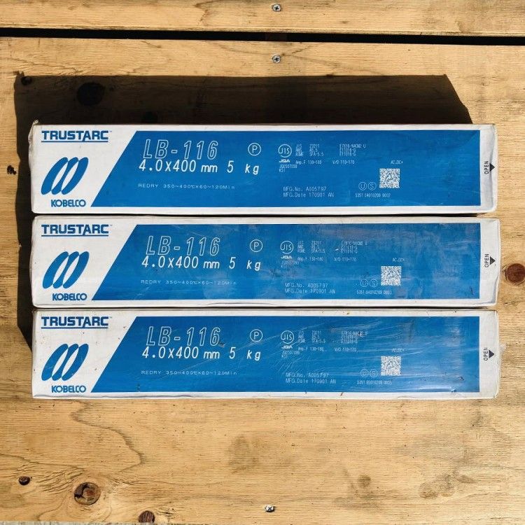 KOBELCO|コベルコ|神戸製鋼 LB-116 4. 難吸湿被覆アーク溶接棒 高張力鋼用被覆棒 セット