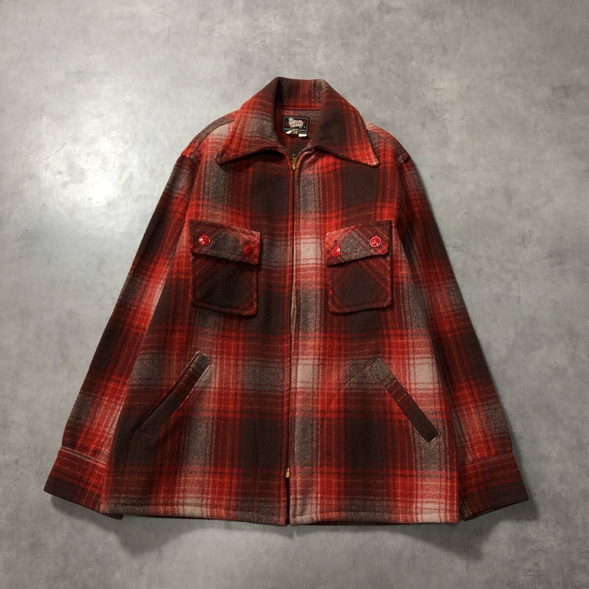 GQ4695◇WOOLRICH WOOLEN MILLS：70's マッキーノジャケット◇38