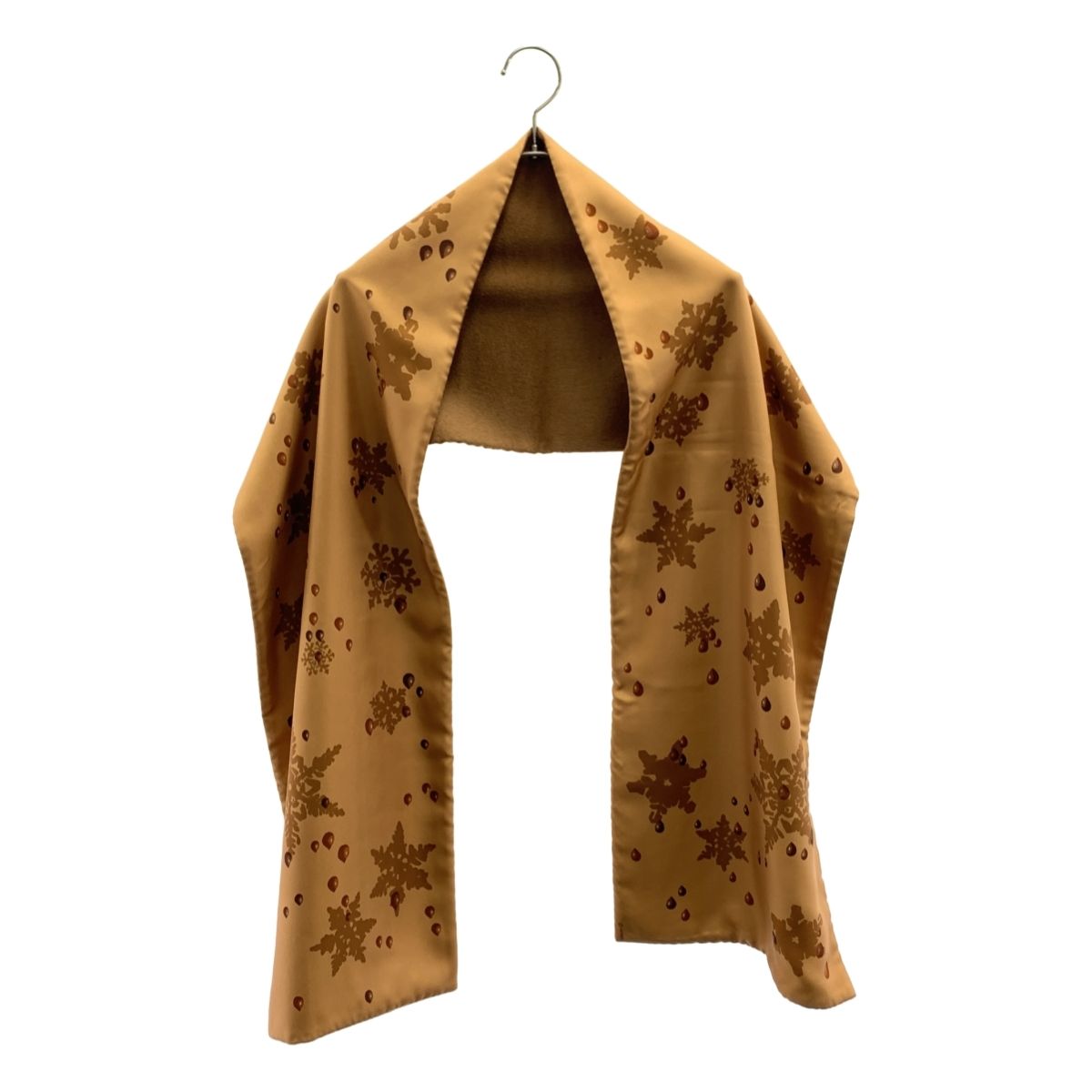 エルメス　アンゴラとシルクのマフラー 美品】 HERMES / エルメス | 雪の結晶 / アンゴラ シルク ストール