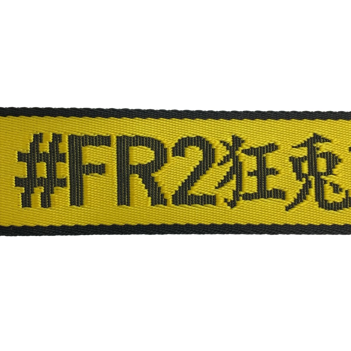 新品】 FR2 / エフアールツー | ロゴ ガチャベルト | イエロー