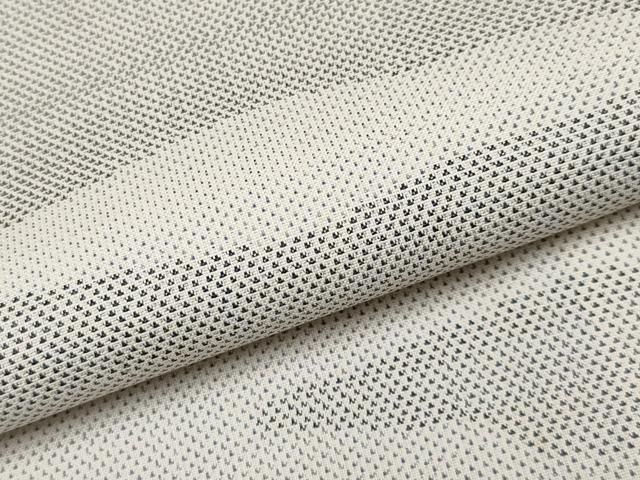 平和屋着物○極上 本場大島紬 白大島 9マルキ 霞文 松坂屋扱い 逸品