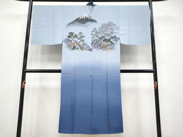 平和屋着物○極上 男性 本場大島紬 アンサンブル・長襦袢セット 100