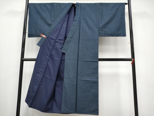 平和屋着物○極上 男性 本場大島紬 アンサンブル・長襦袢セット 100