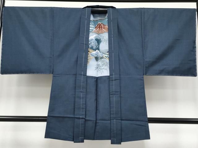 平和屋着物●極上　男性　本場大島紬　アンサンブル・長襦袢セット　100亀甲　総詰め　逸品　未使用　CYAA4528s6 平和屋着物○極上 男性 本場大島紬 アンサンブル・長襦袢セット 100