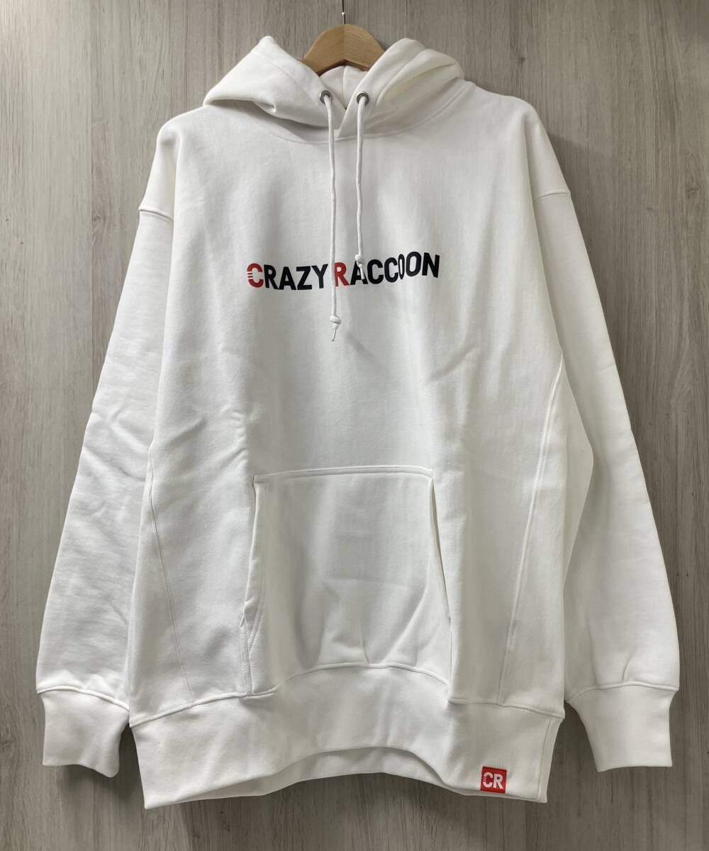 CRAZY RACCOON クレイジーラクーン CR ロゴ パーカー サイズXL
