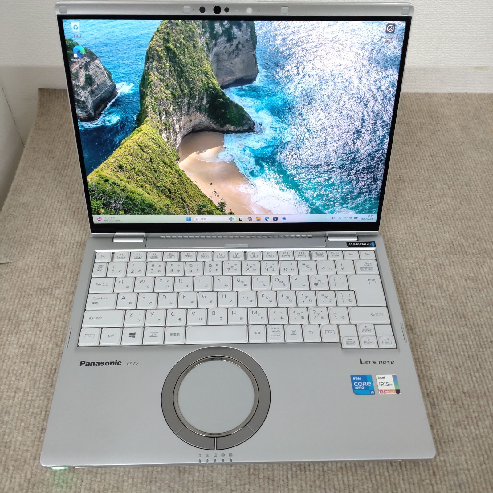 送料無料】Panasonic CF-FV1 タッチパネル / I5-1145G7 / 16GB