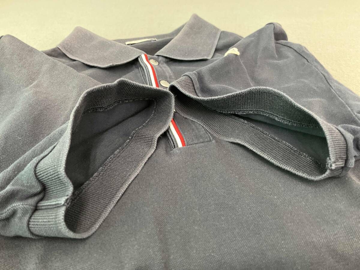 MONCLER モンクレール ポロシャツ メンズ L 紺 ネイビー J10918A00022