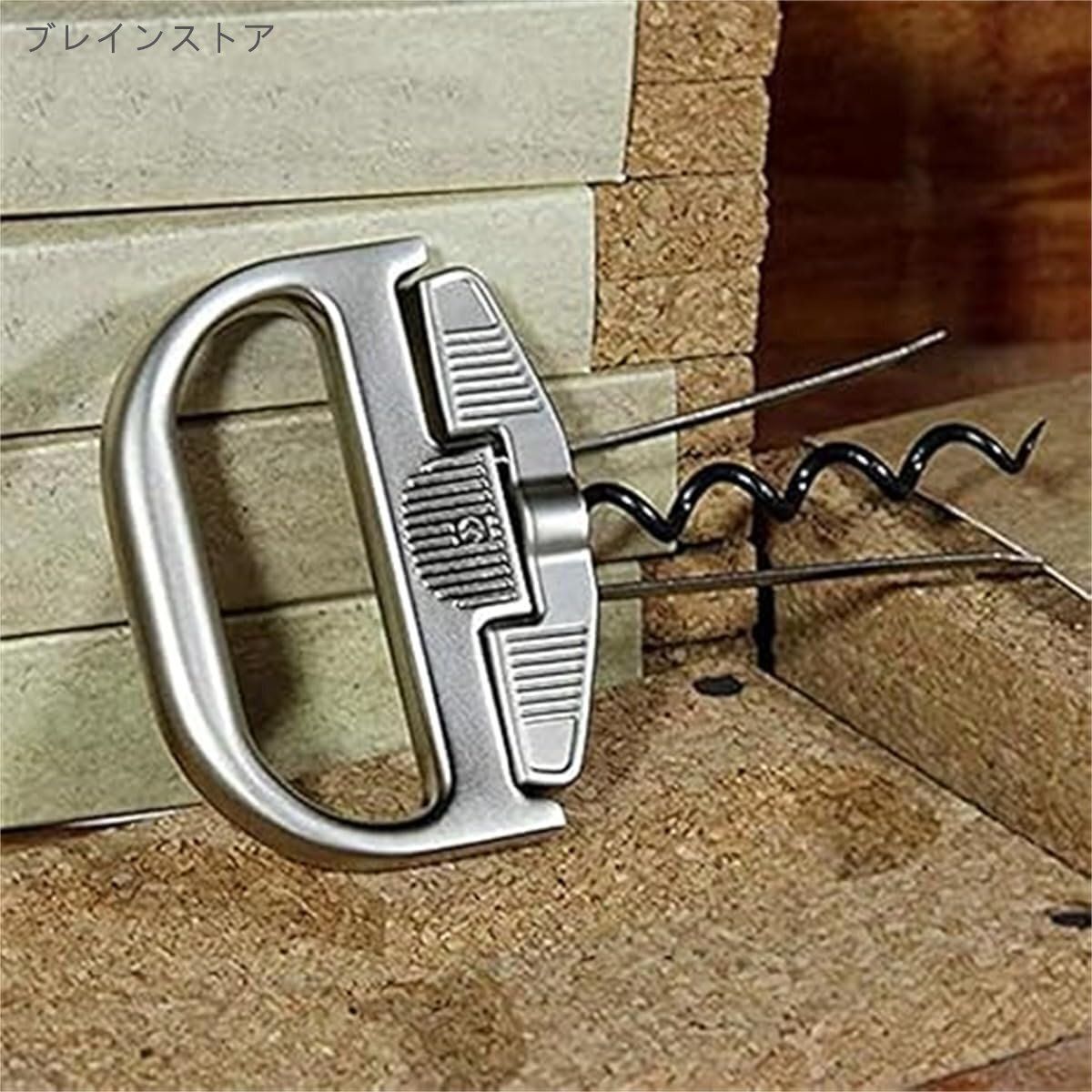 ワインオープナー 栓抜き ステンレススチールワインボトルオープナ コルク抜き プロフェッショナルワインコルク抜き おしゃれ多機能