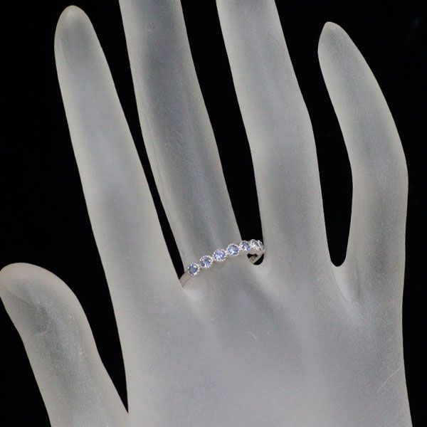 新品 希少 Pt950 アメリカ サンベニト産ベニトアイト リング 0.26ct