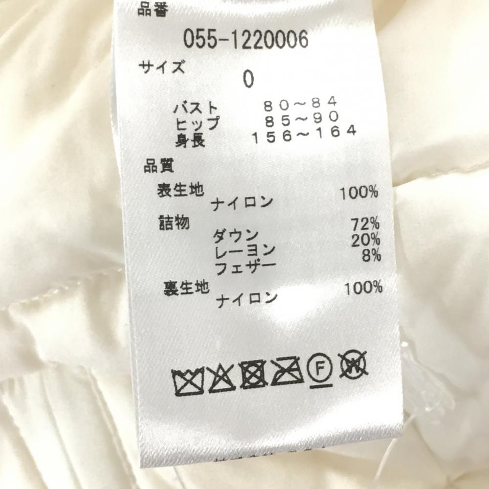 超美品】パーリーゲイツ 4WAYダウンジャケット 白 袖・フード着脱可