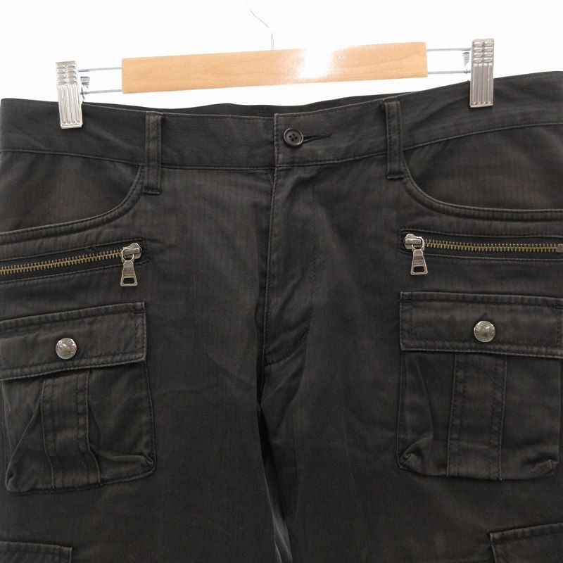 バーバリーブラックレーベル BURBERRY BLACK LABEL フレアカーゴパンツ