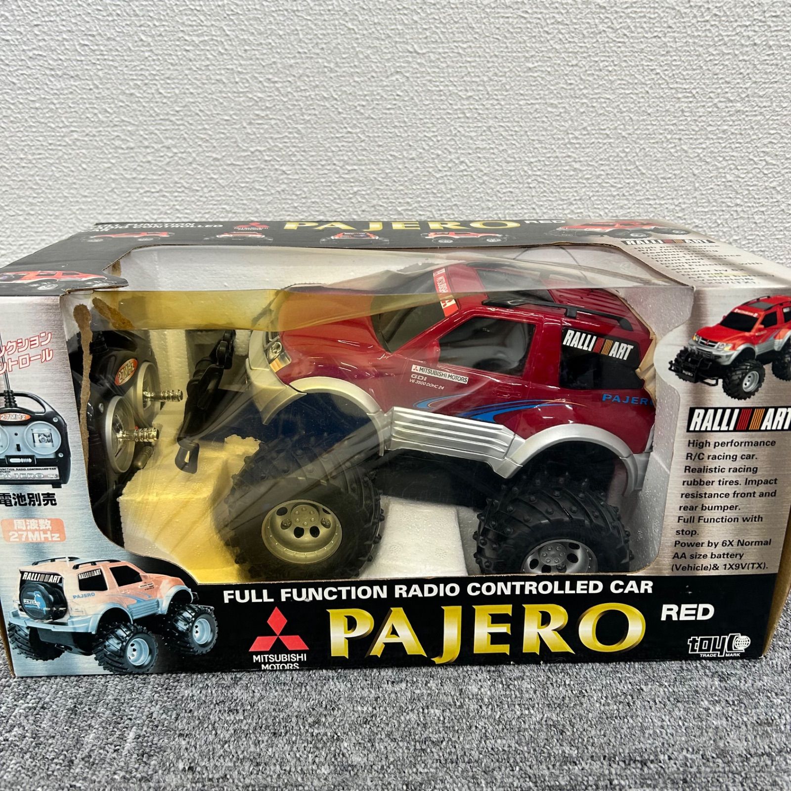 【希少品】PAJERO ラジコンカー 新品 未開封 三菱パジェロ ラジコンカー - メルカリ