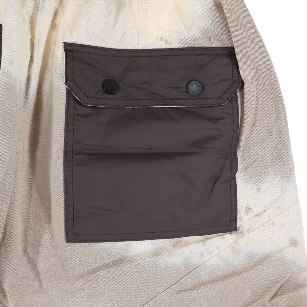 cvtvlist (カタリスト) ナイロン切替 モチーフ刺繍 サルエルショーツ