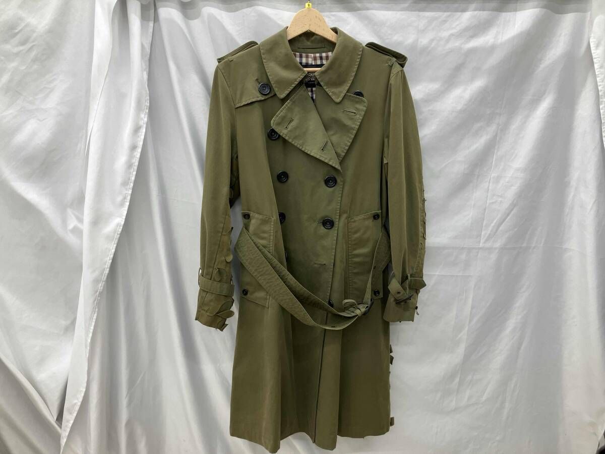 Aquascutum アクアスキュータム/トレンチコート/カーキ/34 - メルカリ