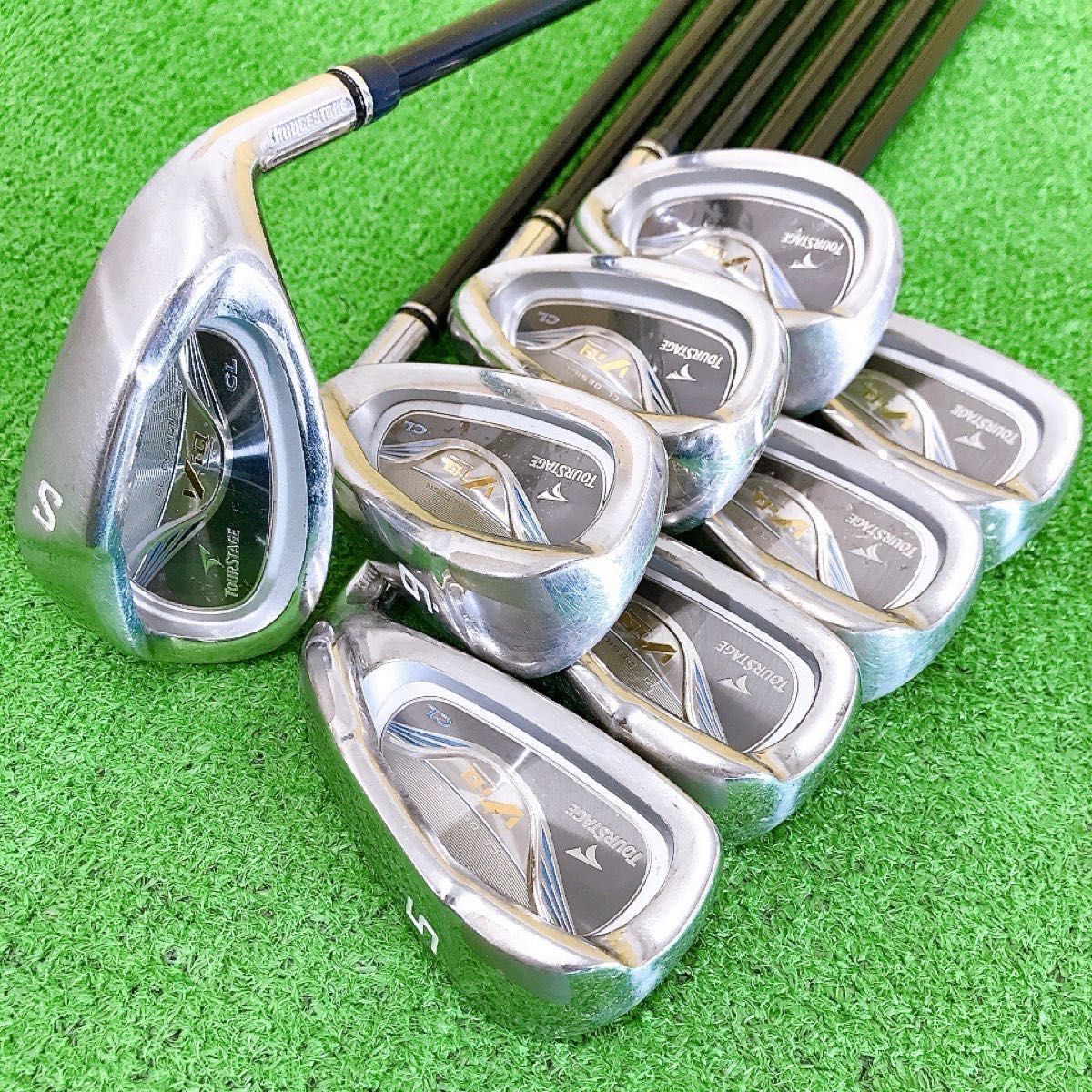 テ20☆ツアーステージ ViQ CL 8本レディースアイアンセット L ブルー