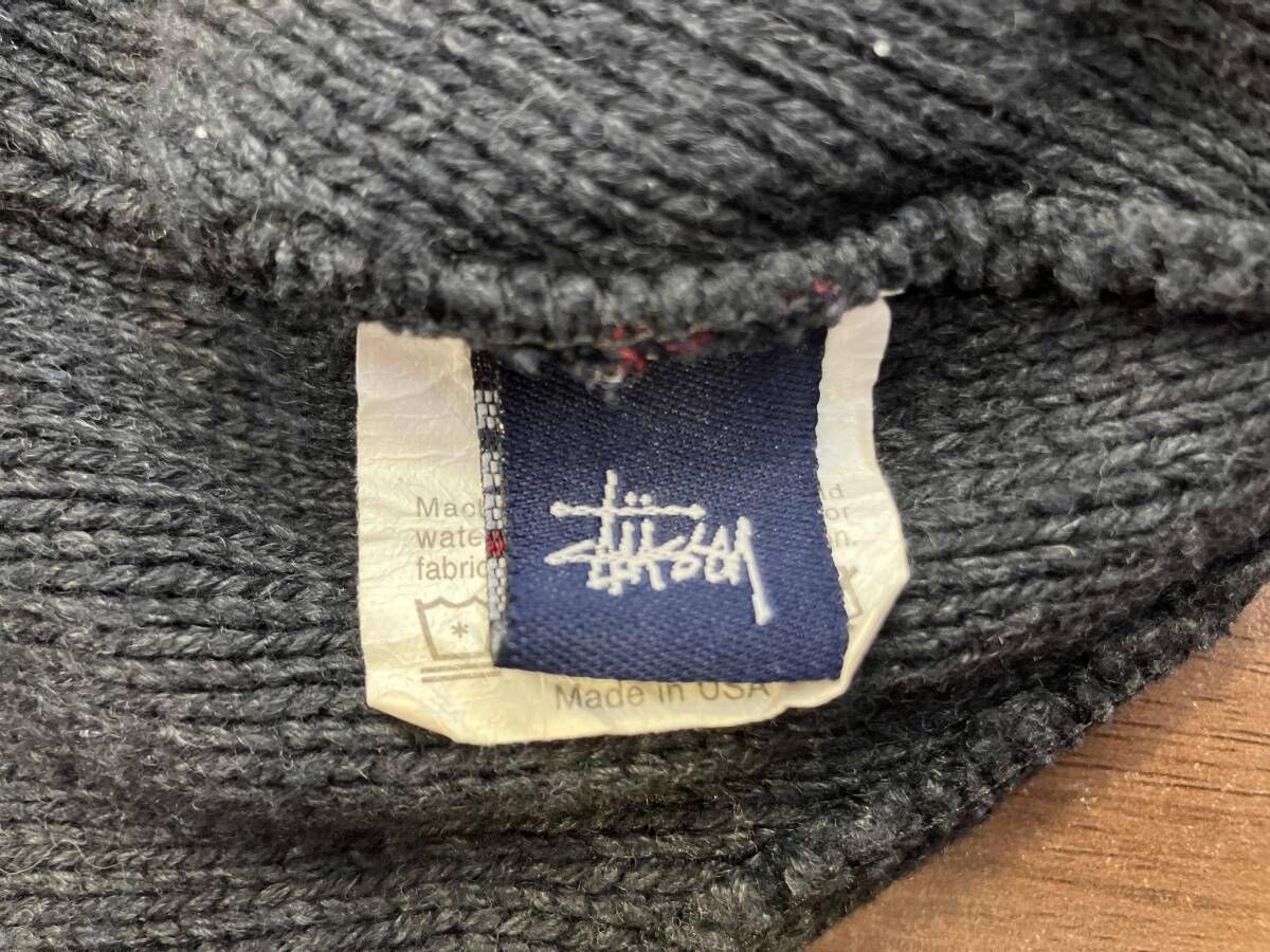 stussy ステューシー OLD オールドステューシー ボーダー ニット帽