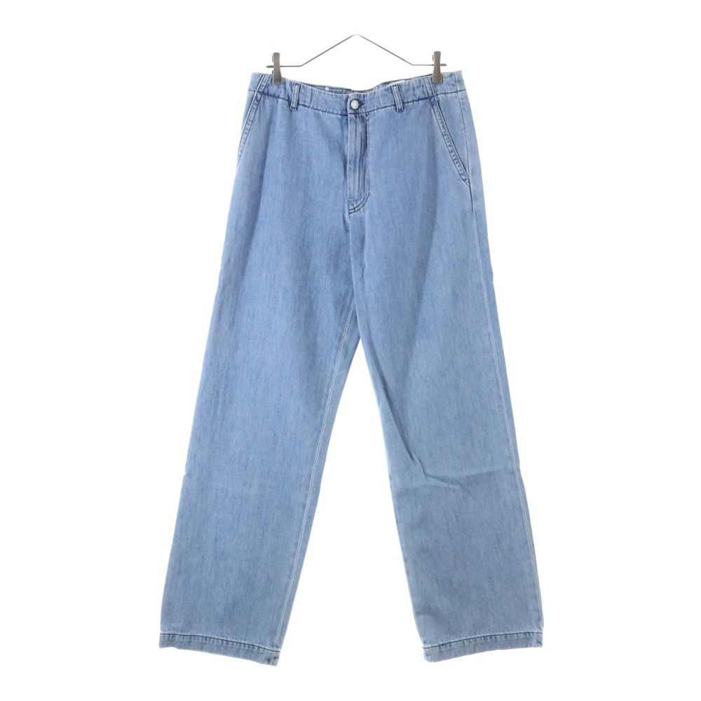 DRIES VAN NOTEN (ドリスヴァンノッテン) 24AW DENIM CHINO ロゴレザー 