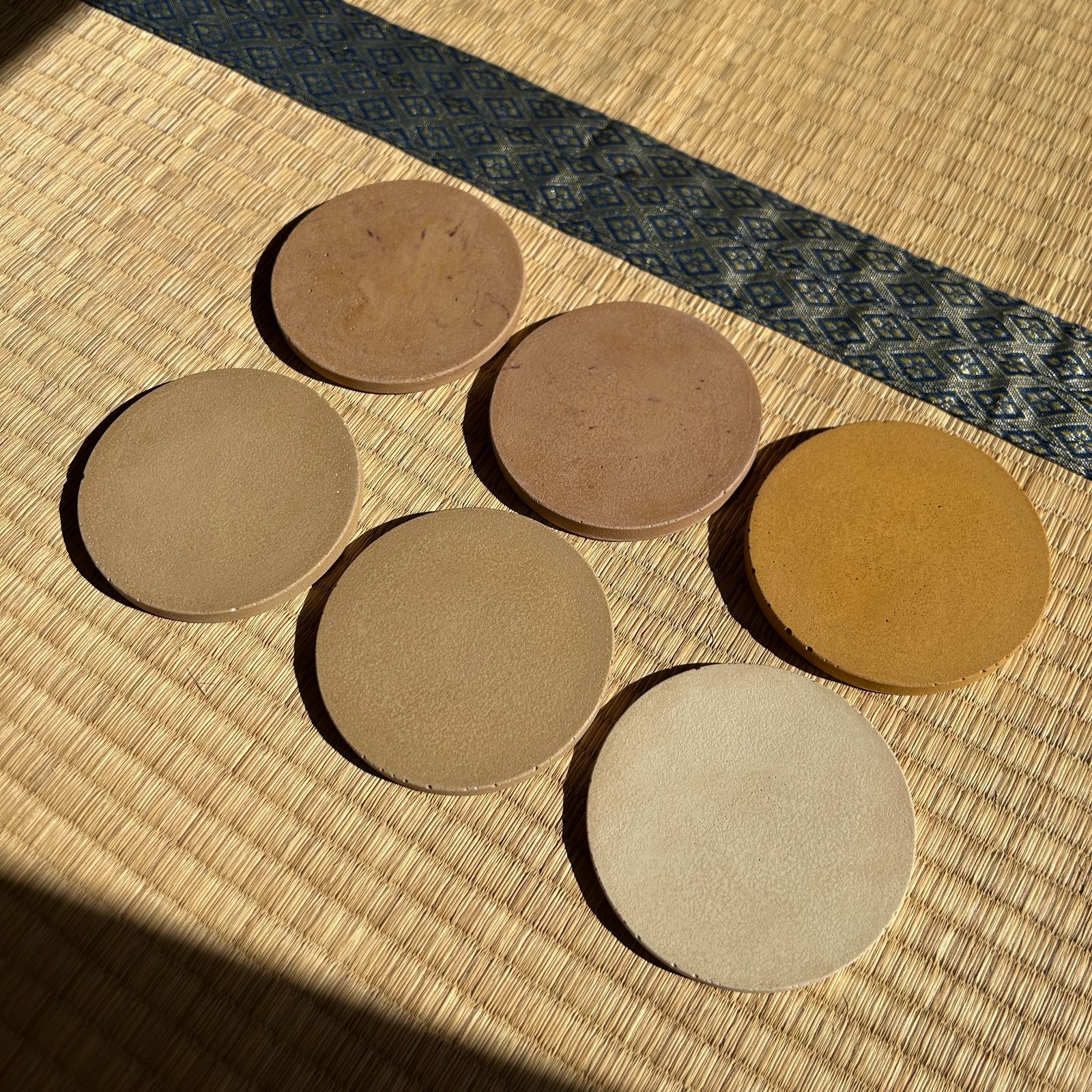 モールテックス ミニプレート 6点セット｜コンクリート アクセサリー