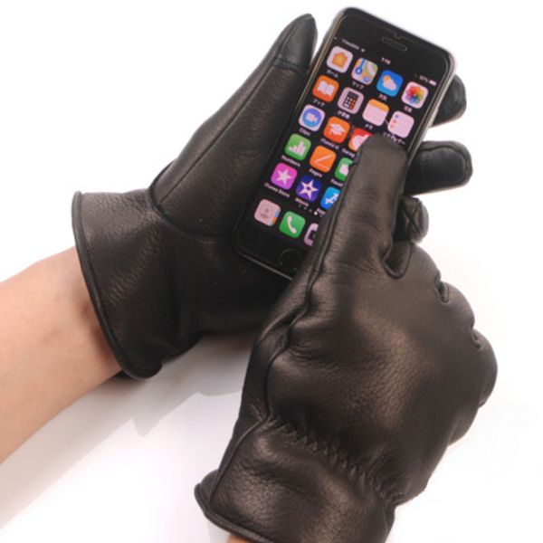 GMG DEER SKIN GLOVE THINSULATE GMG-11 BLACK / 黒 ディアスキン