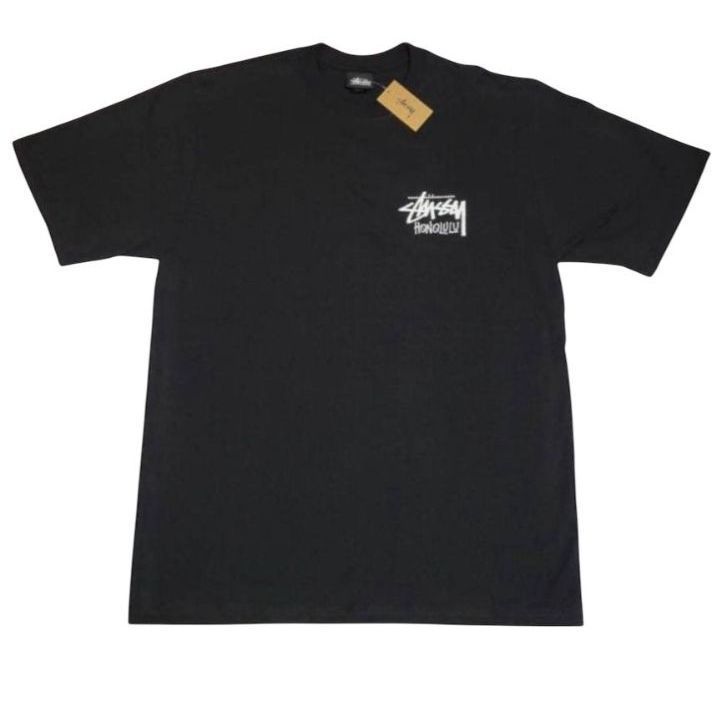 STUSSY ホノルル限定 ロゴTシャツ ブラック ハワイ直営店限定 - メルカリ