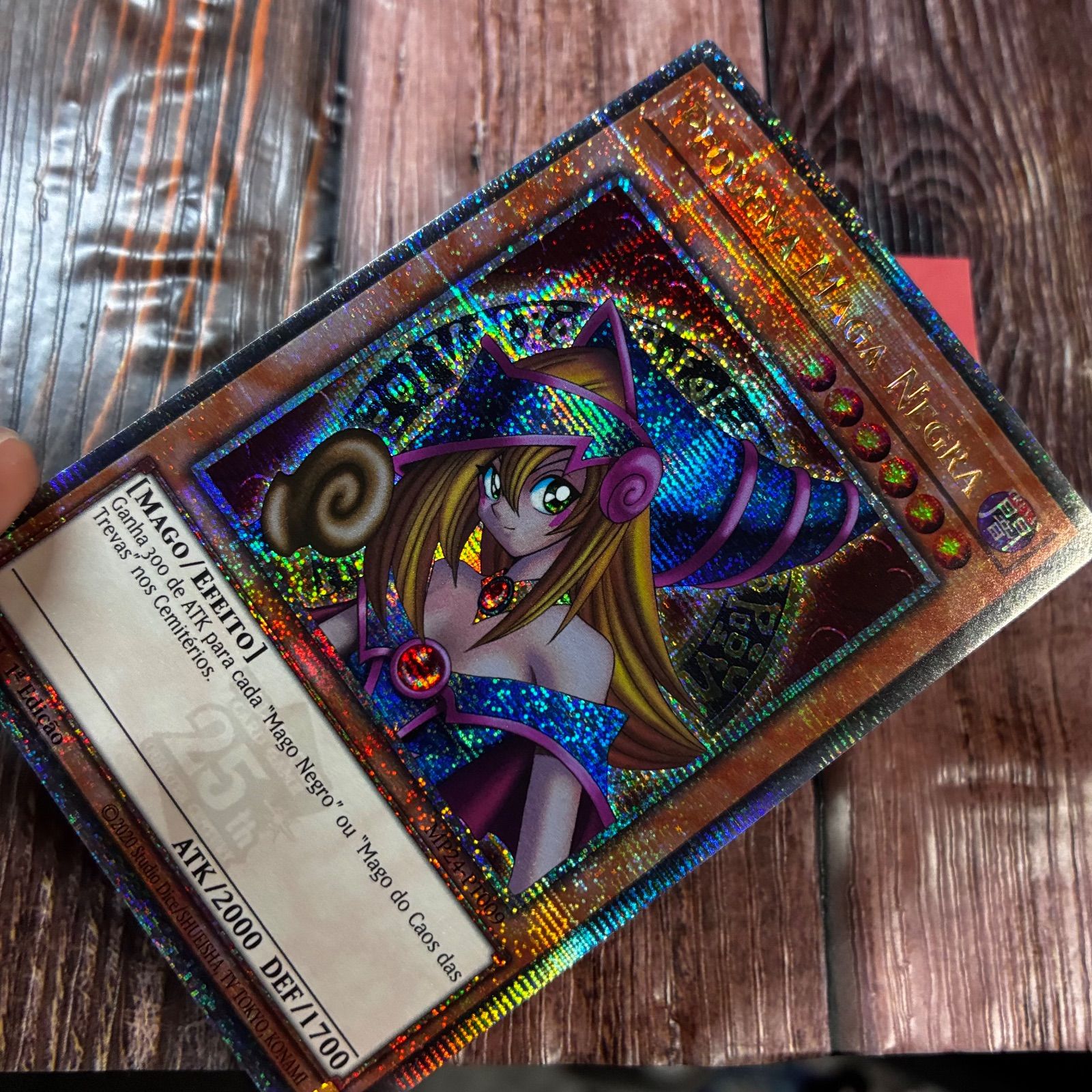 遊戯王 ポルトガル版 ブラック・マジシャン・ガール 25thシークレット