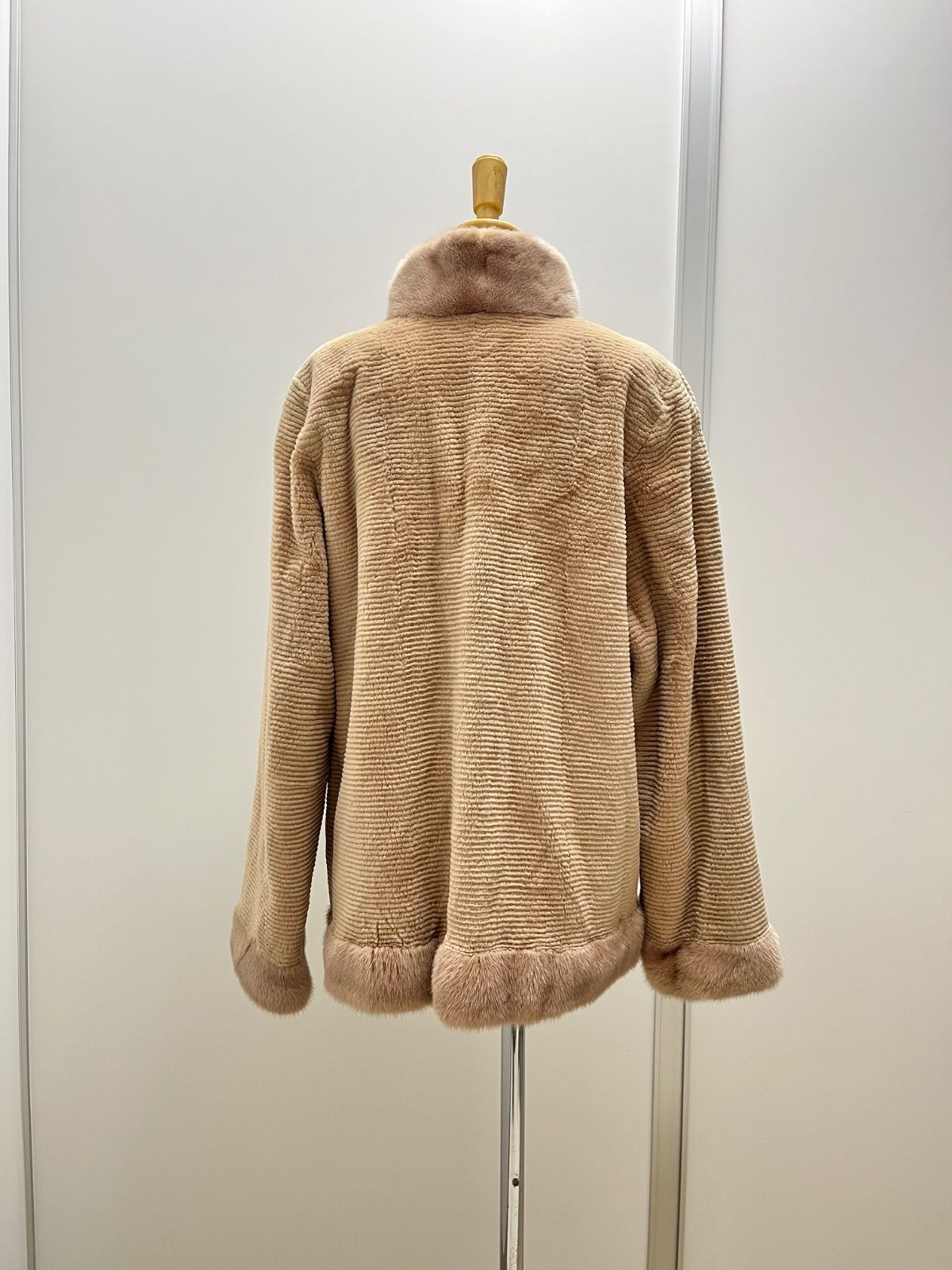 SAGAMINK ROYAL ミンクコート ジャケット ピンクベージュ 毛皮