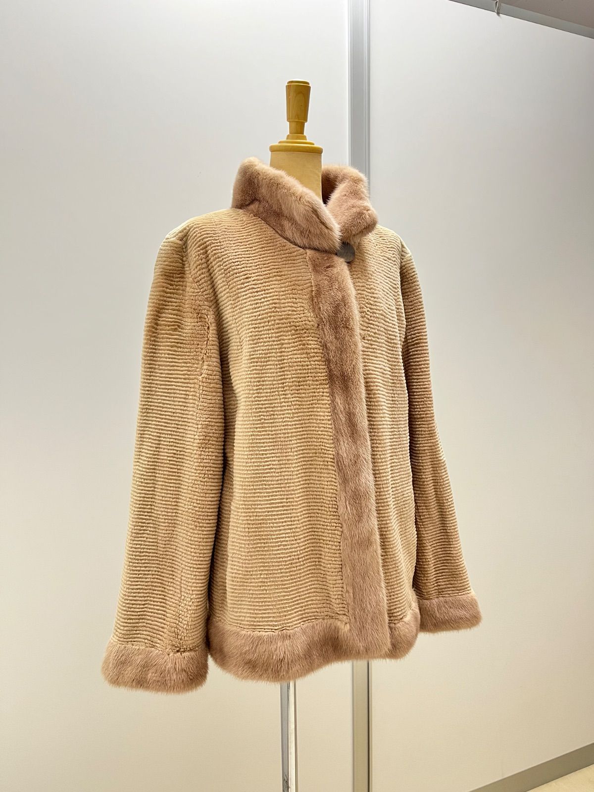 SAGAMINK ROYAL ミンクコート ジャケット ピンクベージュ 毛皮