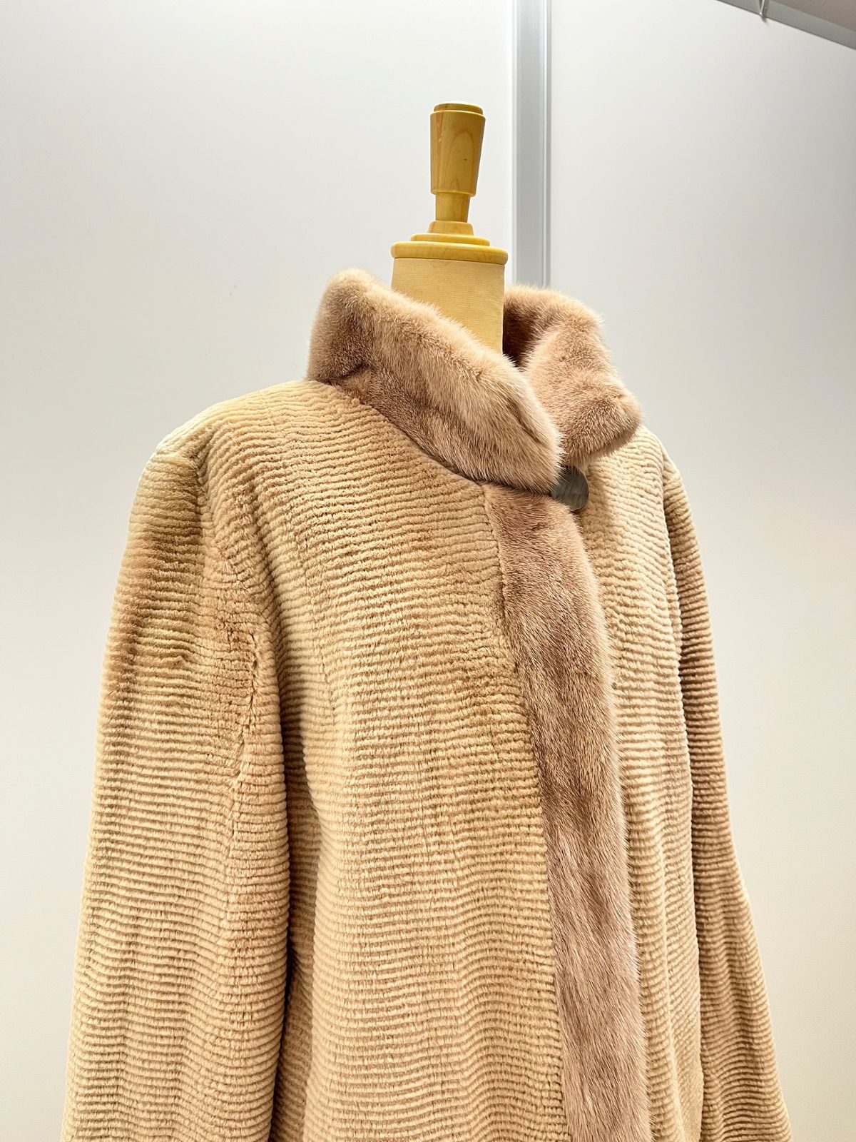 SAGAMINK ROYAL ミンクコート ジャケット ピンクベージュ 毛皮