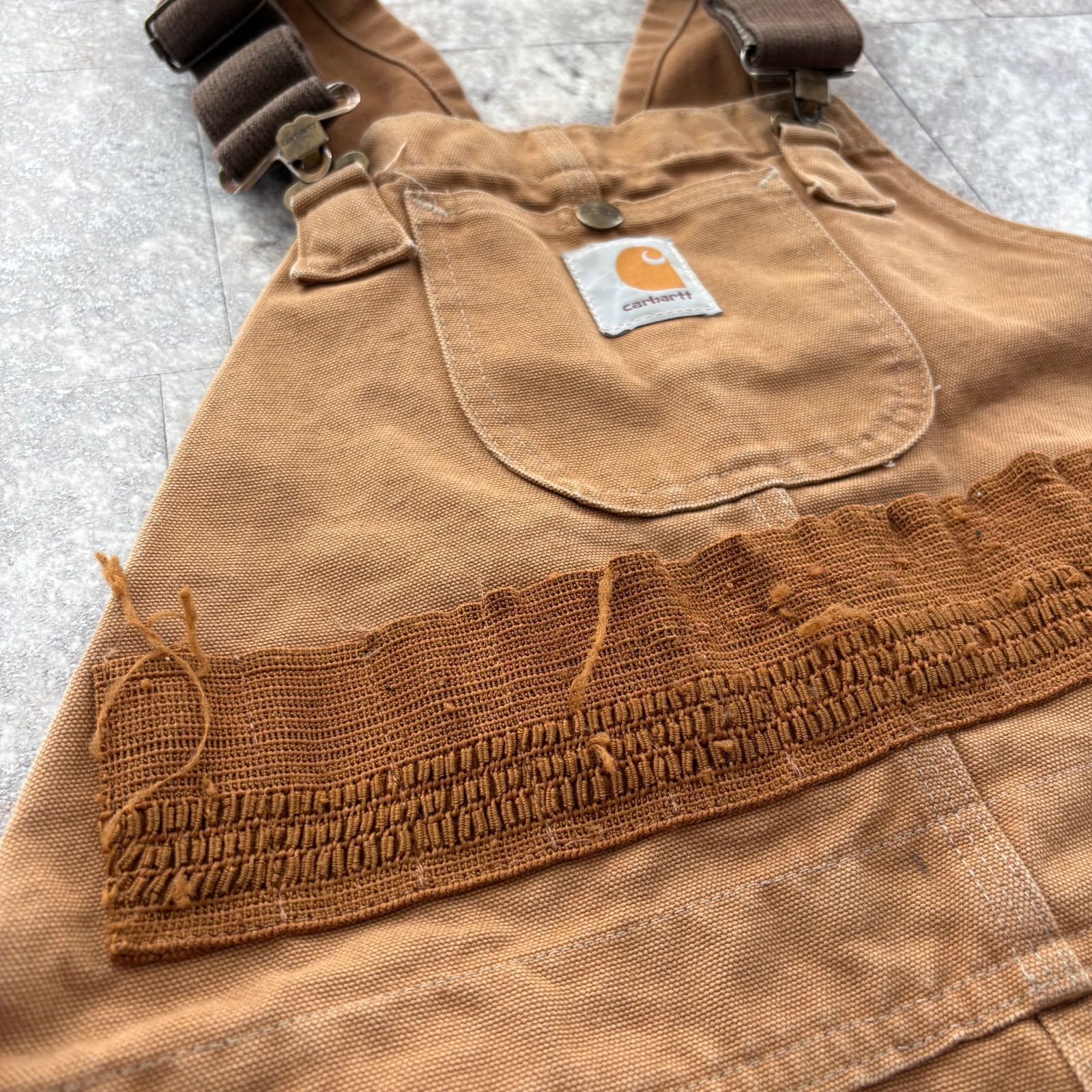 Carhartt カーハート 星タグ USA製 ダック オーバーオール BU256