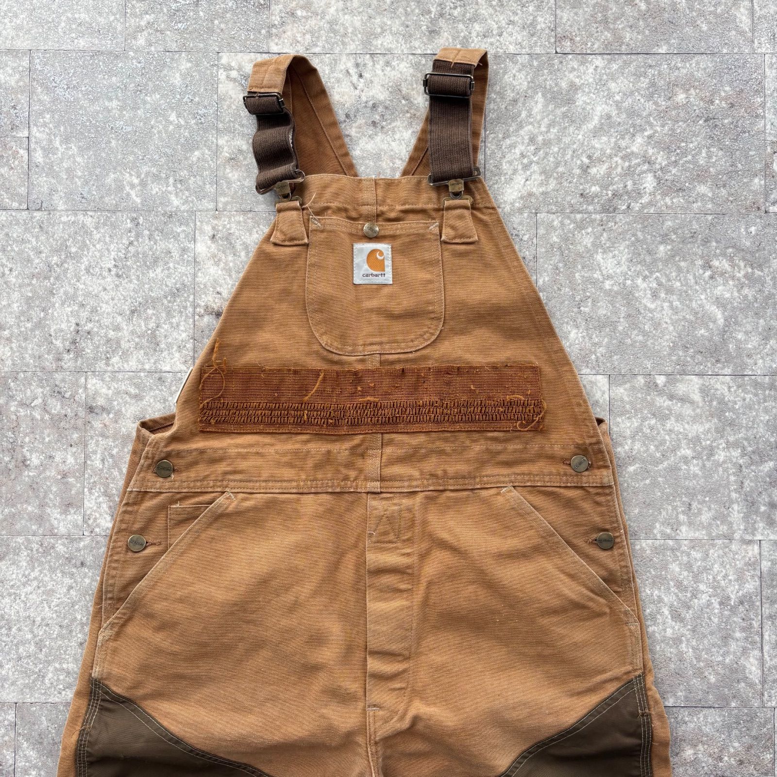 Carhartt カーハート 星タグ USA製 ダック オーバーオール BU256