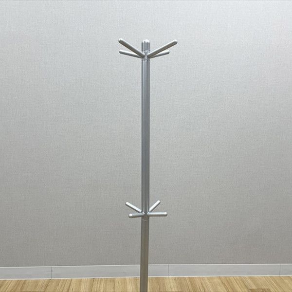 オカムラ ポールハンガー ハンガーポール シルバー - メルカリ