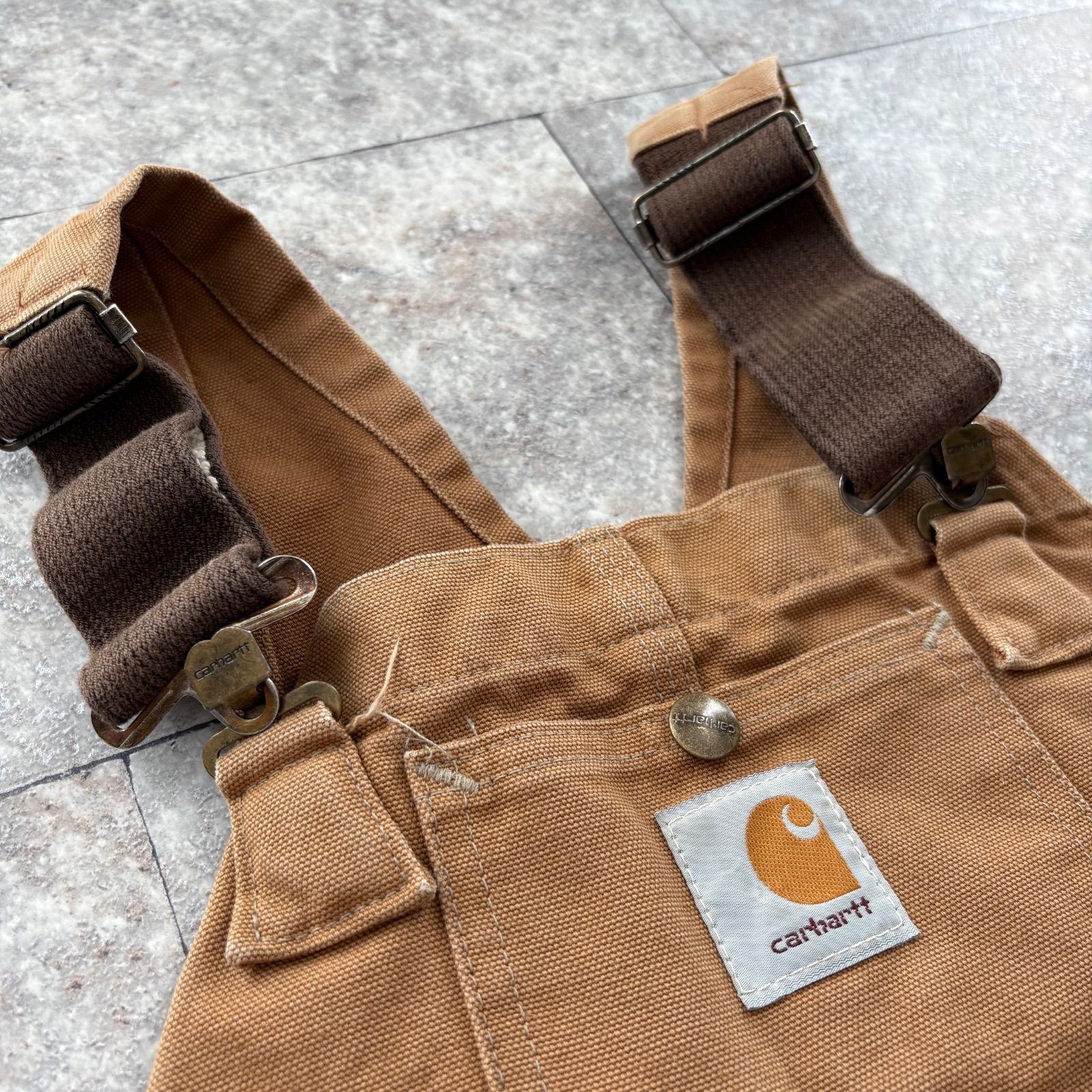 Carhartt カーハート 星タグ USA製 ダック オーバーオール BU256