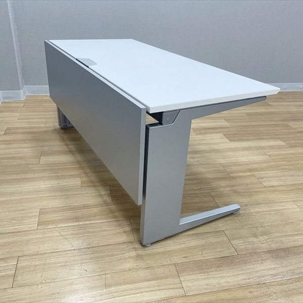 オカムラ プロユニットデスク用 平デスク引き出し 【単品】 オカムラ プロユニット 平デスク 引出し無 幕板付 L脚 ワイヤー