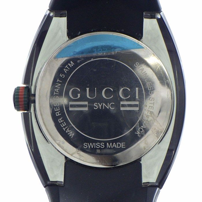 グッチ GUCCI 腕時計 シンク 137.1 デイト インターロッキングG