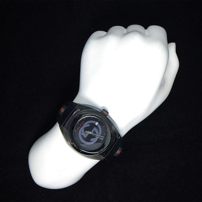 グッチ GUCCI 腕時計 シンク 137.1 デイト インターロッキングG