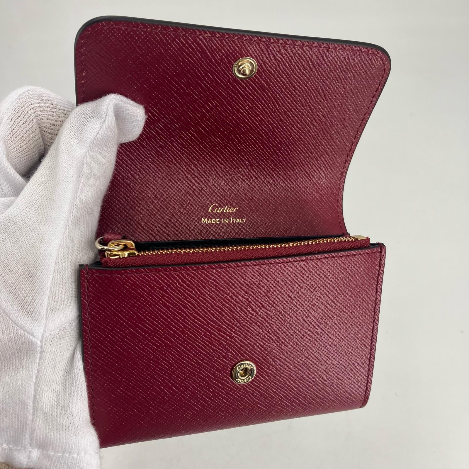 イオン広店】 中古 CARTIER | カルティエ 二つ折り財布 Cドゥ