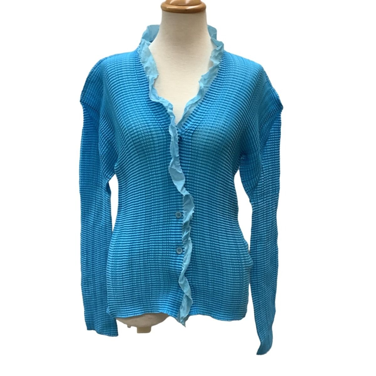 ♪♪ISSEY MIYAKE イッセイミヤケ ワッフルプリーツ フリル