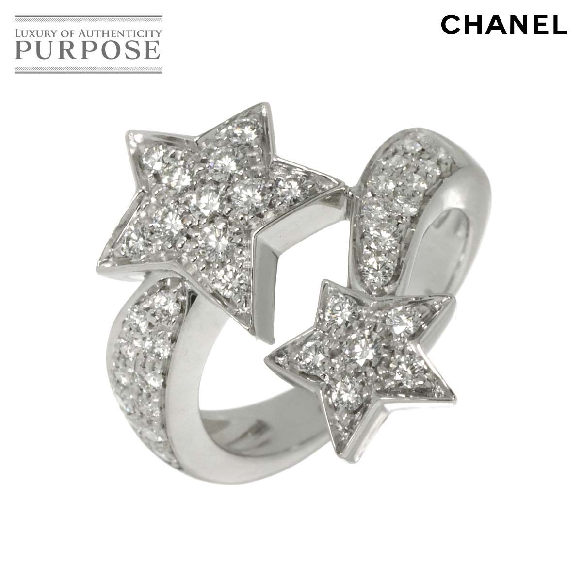 シャネル CHANEL コメット #49 リング ダイヤ K18 WG ホワイトゴールド 