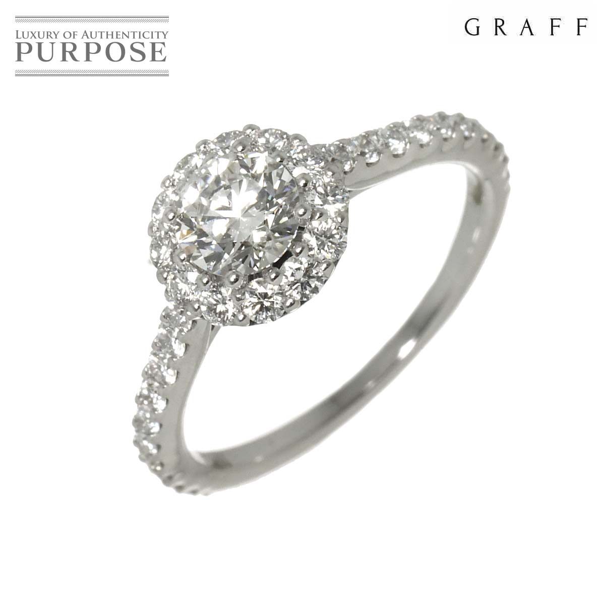 グラフ GRAFF アイコン ダイヤ 0.45ct F/VS1/3EX 7号 10.5号 リング