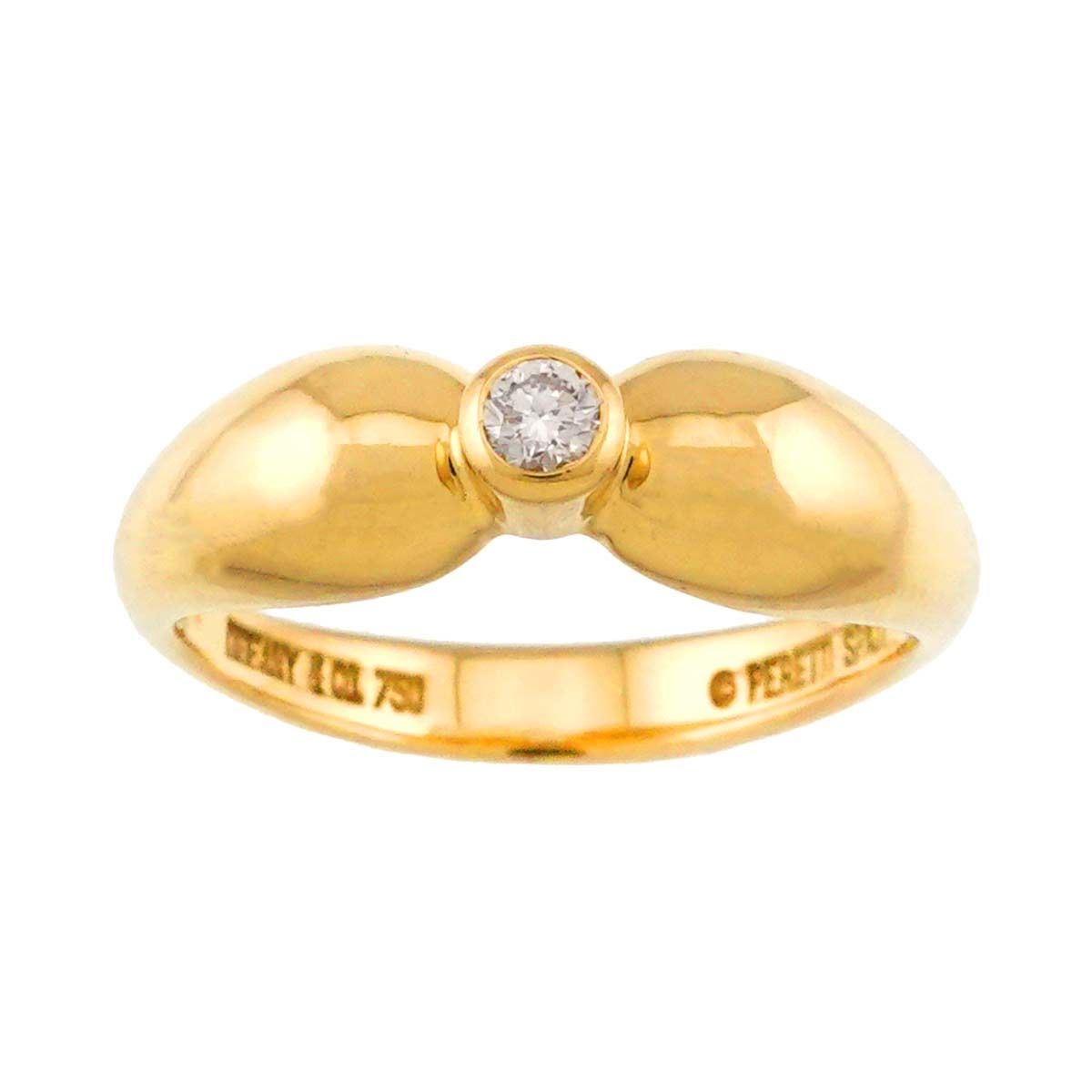 ティファニー TIFFANY&Co. ダブル ティアドロップ 9号 リング ダイヤ