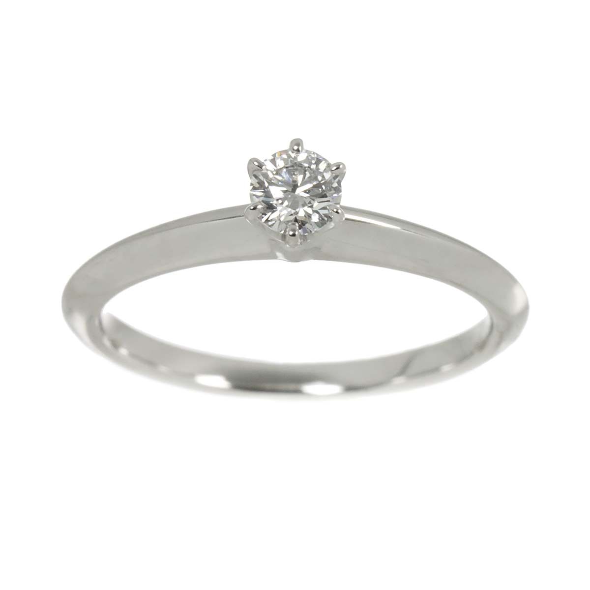 ティファニー TIFFANY&CO. ソリティア 11.5号 リング ダイヤ 0.21ct Pt