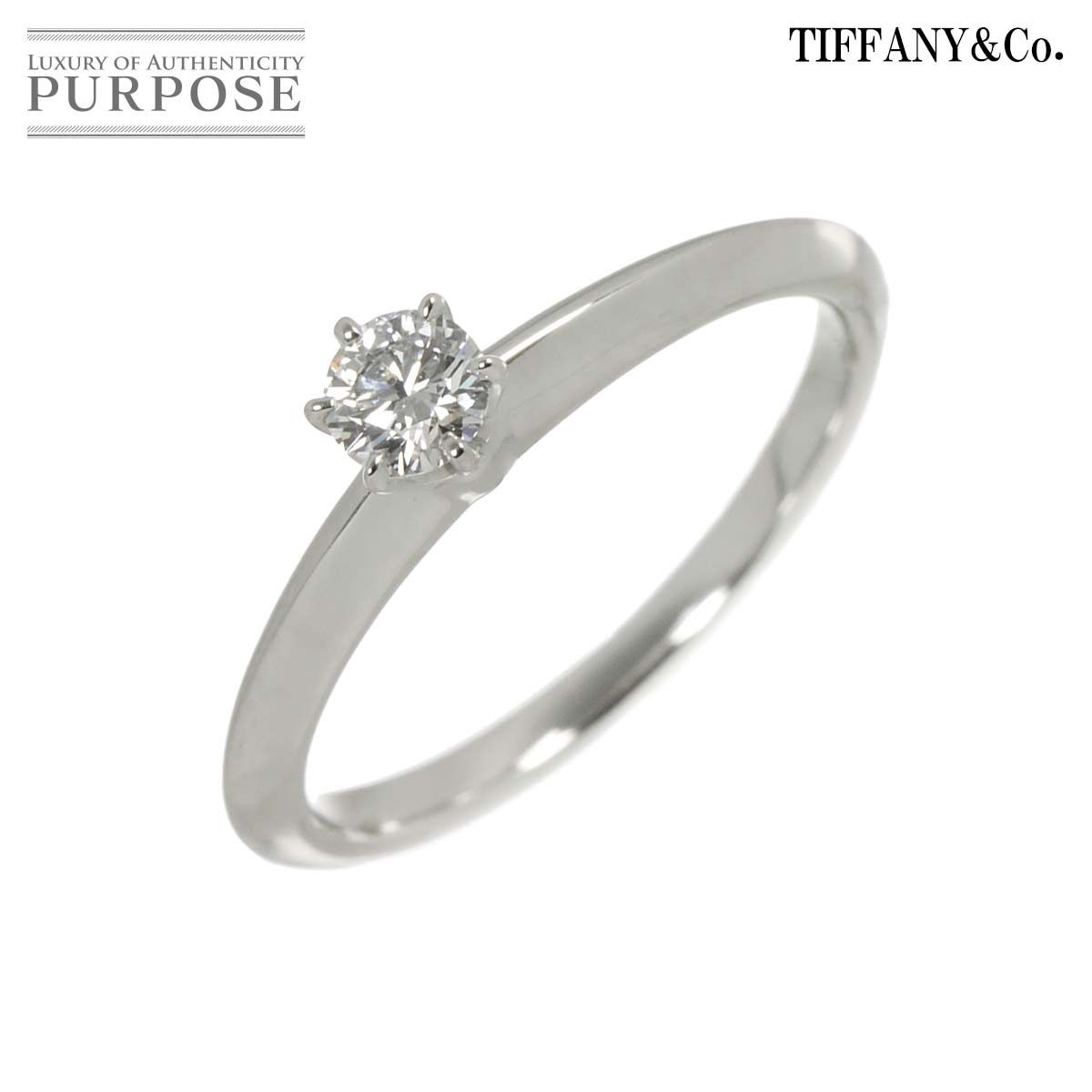 ティファニー TIFFANY&CO. ソリティア 11.5号 リング ダイヤ 0.21ct Pt