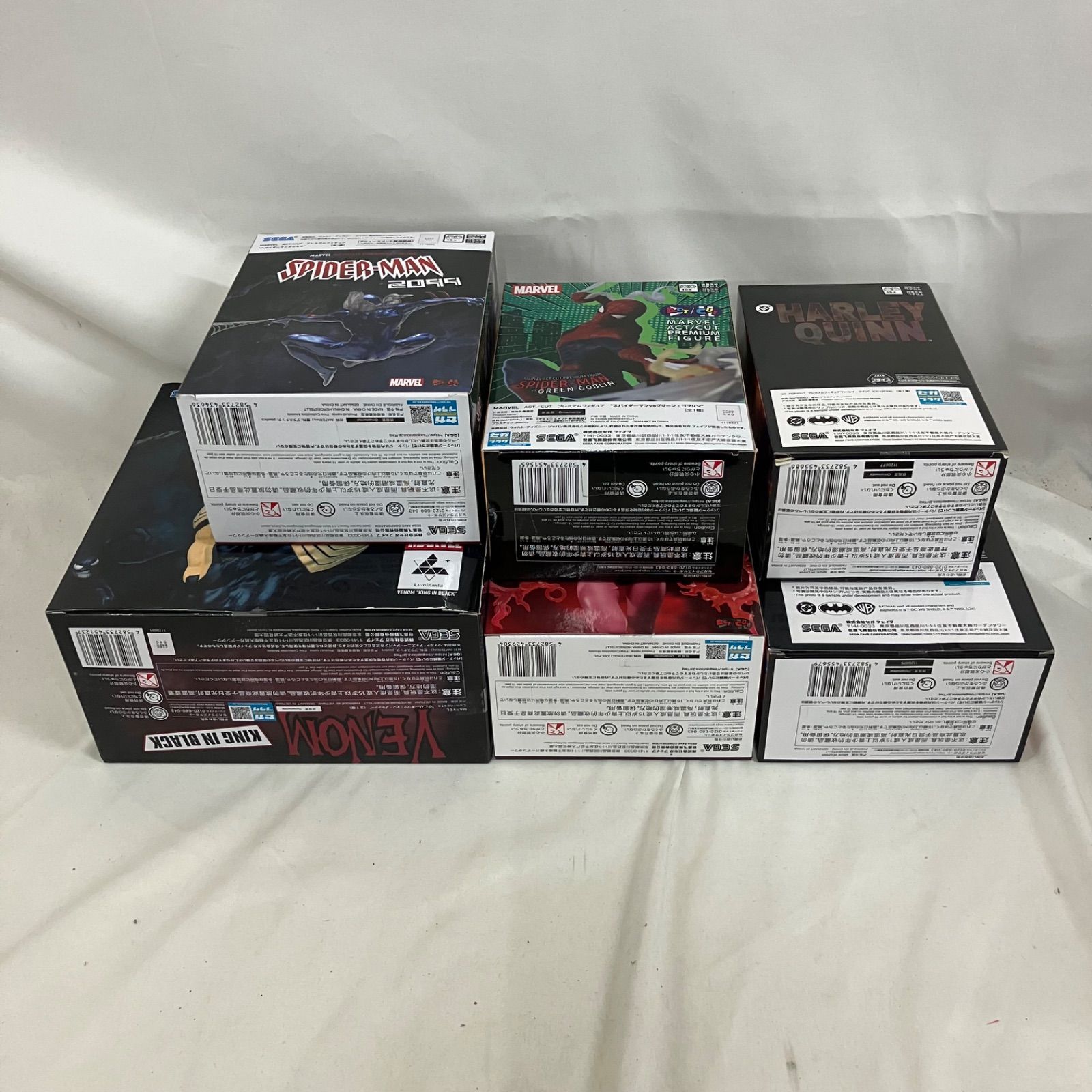 未開封 アメコミ フィギュア まとめ スパイダーマン 他 6個セット