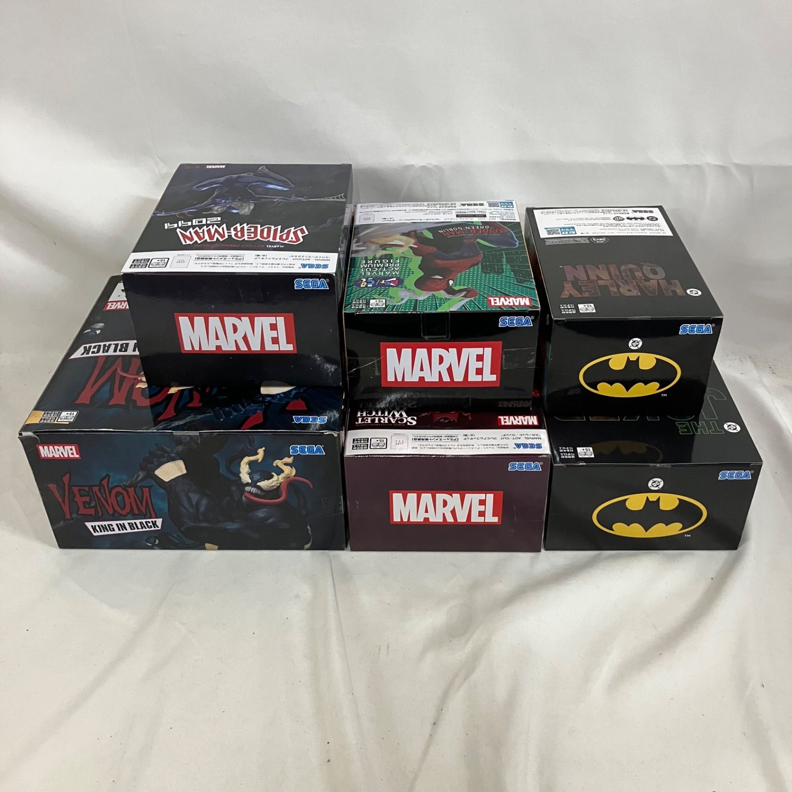 未開封 アメコミ フィギュア まとめ スパイダーマン 他 6個セット