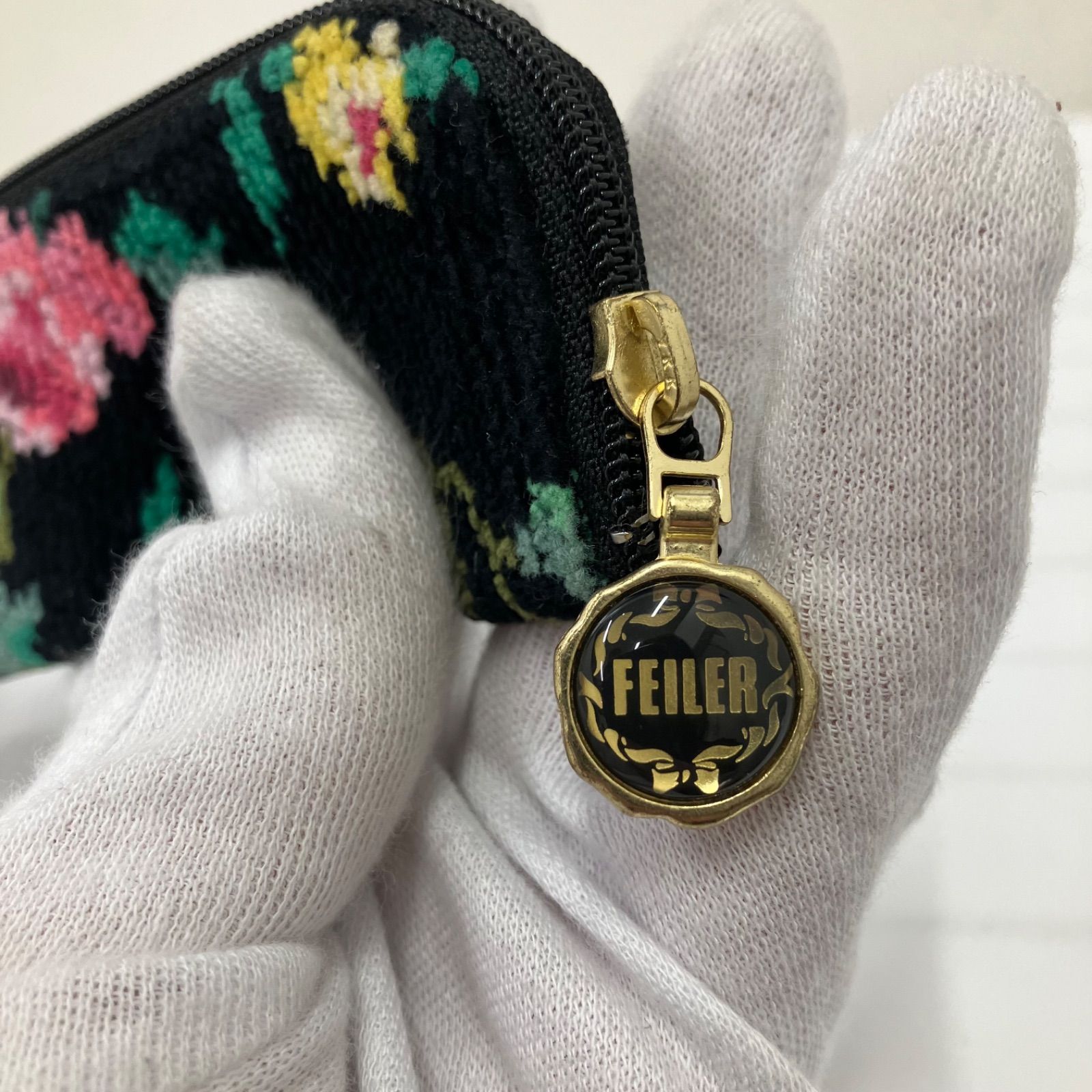 7072 FEILER フェイラー ペンケース ゴラローズ 薔薇 ローズ バラ 花柄
