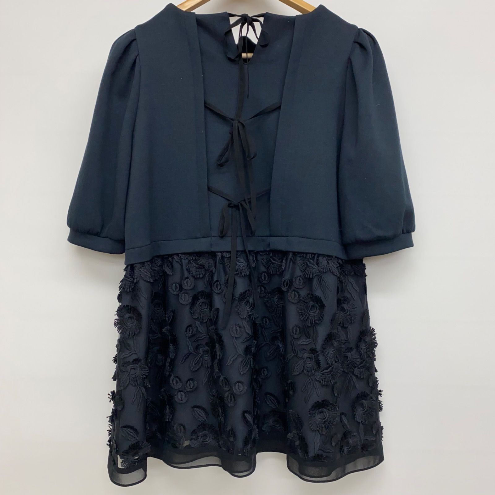 m5190 ローズティアラ RoseTiara 3Dフラワー切り替えチュニック - メルカリ