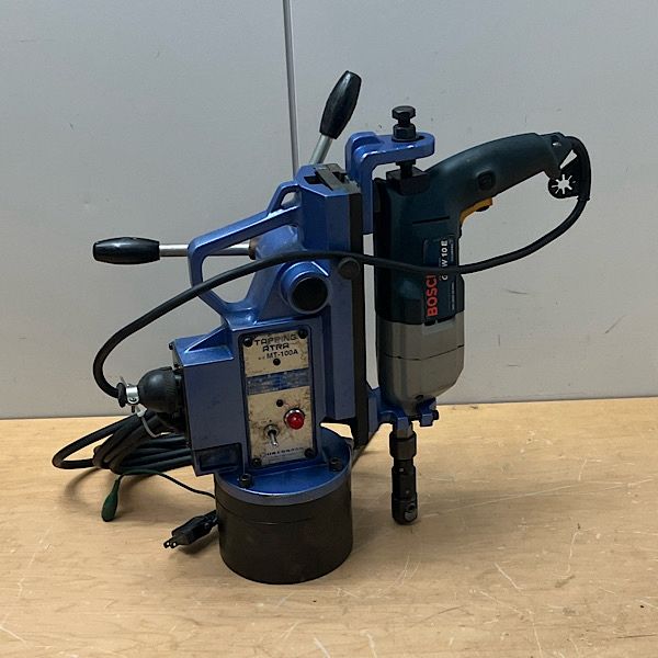 日東工器|NITTO KOHKI タッピング磁気ボール盤 タッピングアトラ MT-100 A TAPPING ATRA 100 V 磁気吸着式 ●123517