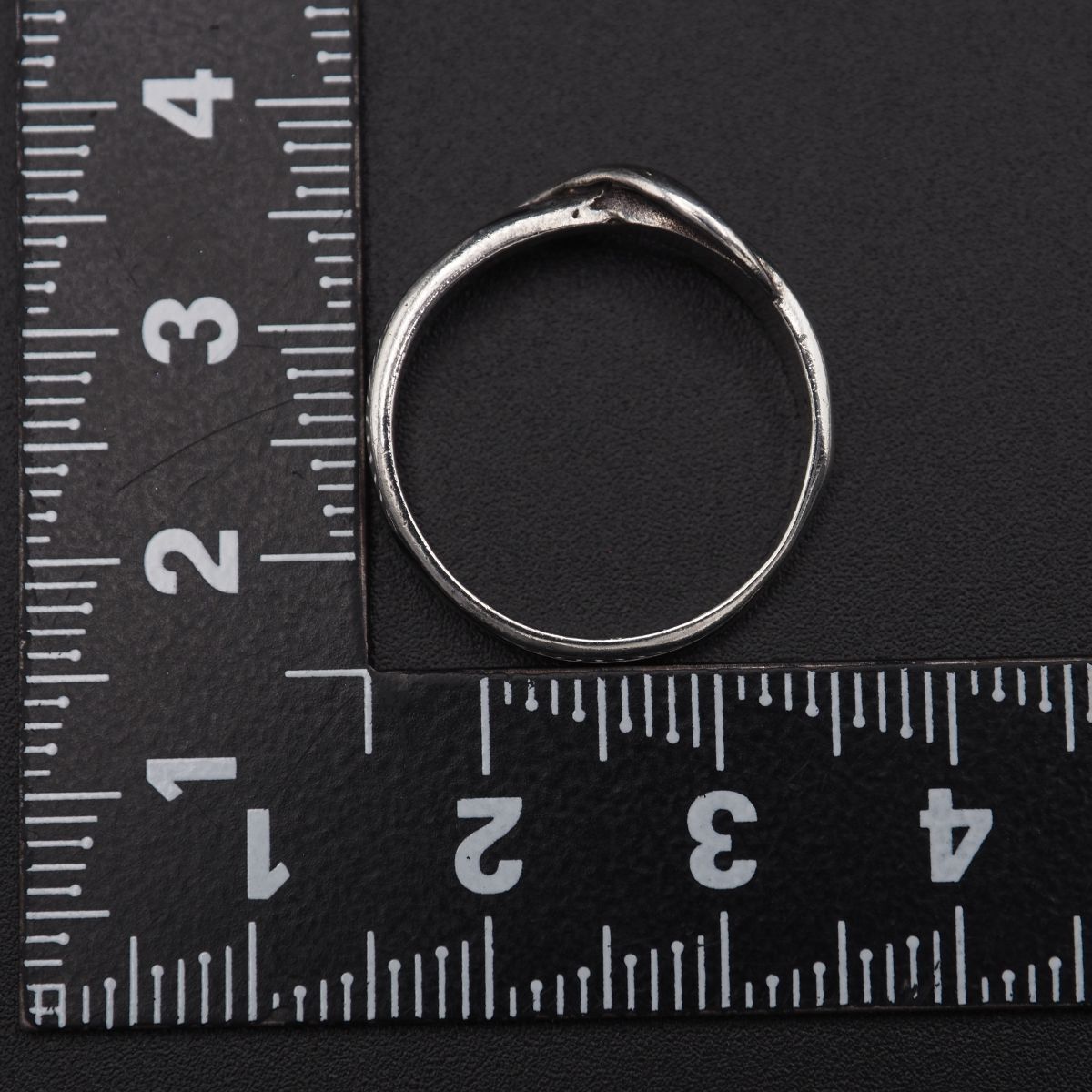 L594 ヴィンテージ 925刻印 リング デザイン シルバー 指輪 14-15号