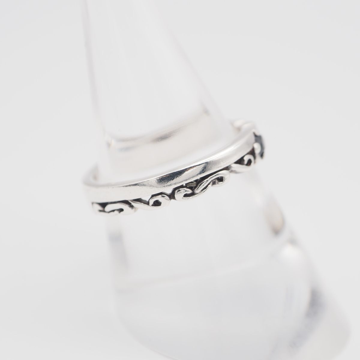 L637 オニキス 925刻印 リング デザイン シルバー 指輪 17号 - メルカリ