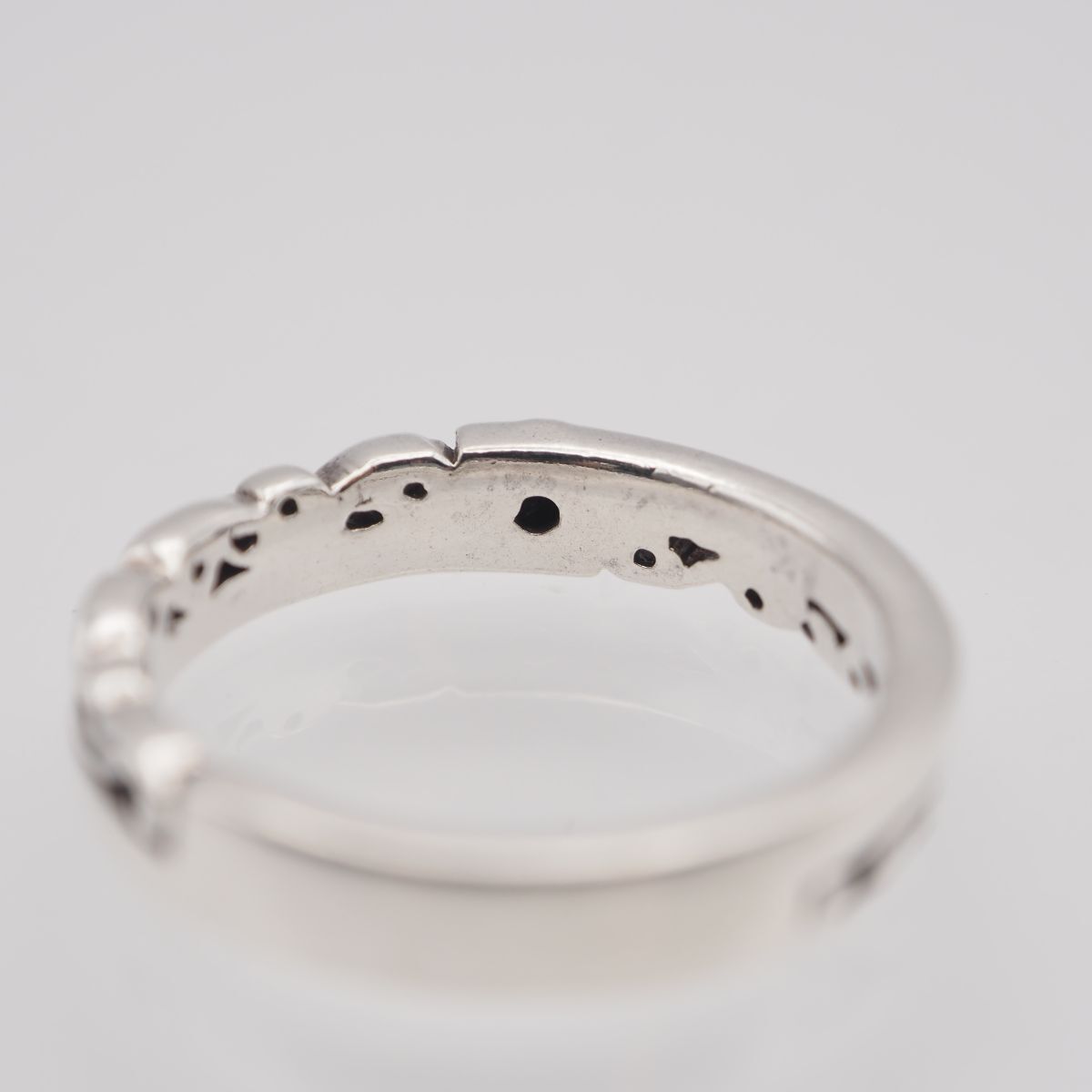 L637 オニキス 925刻印 リング デザイン シルバー 指輪 17号 - メルカリ
